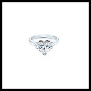 Bague Diamant Taille Coeur Tiffany