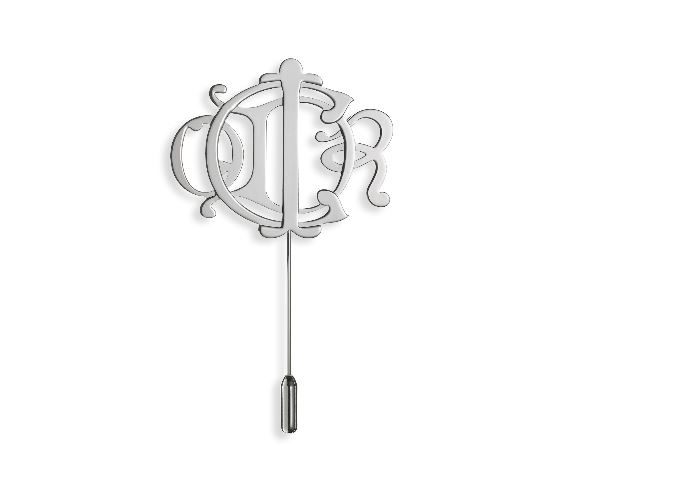 Broche Dior Dandy Monogramme