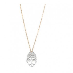 Collier Pendentif Buddha Diamonds Gynette Ny