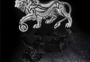 Broche Lion Céleste Chanel