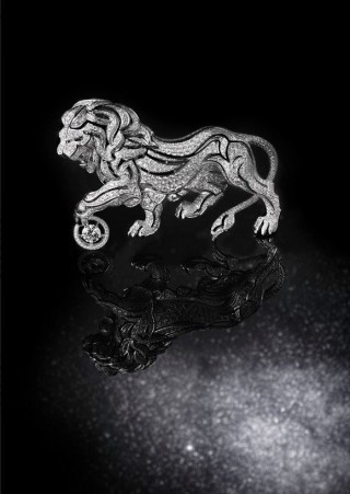 Broche Lion Céleste Chanel