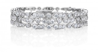 PHENOMENA GLACIER 3 ROW BRACELET, De Beers