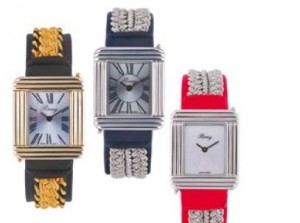 Montre Première en Cuir et Fils d'Etain Poiray/Hanna Wallmark