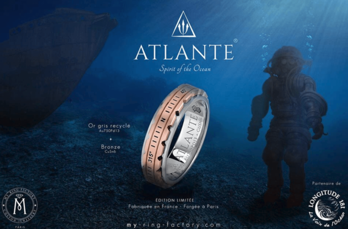 Bague Atlante de my ring factory