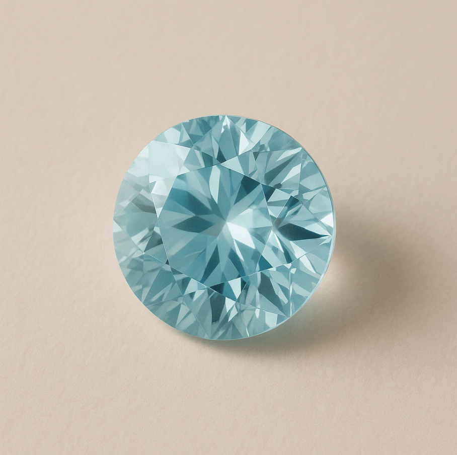 Aigue-marine bleu clair